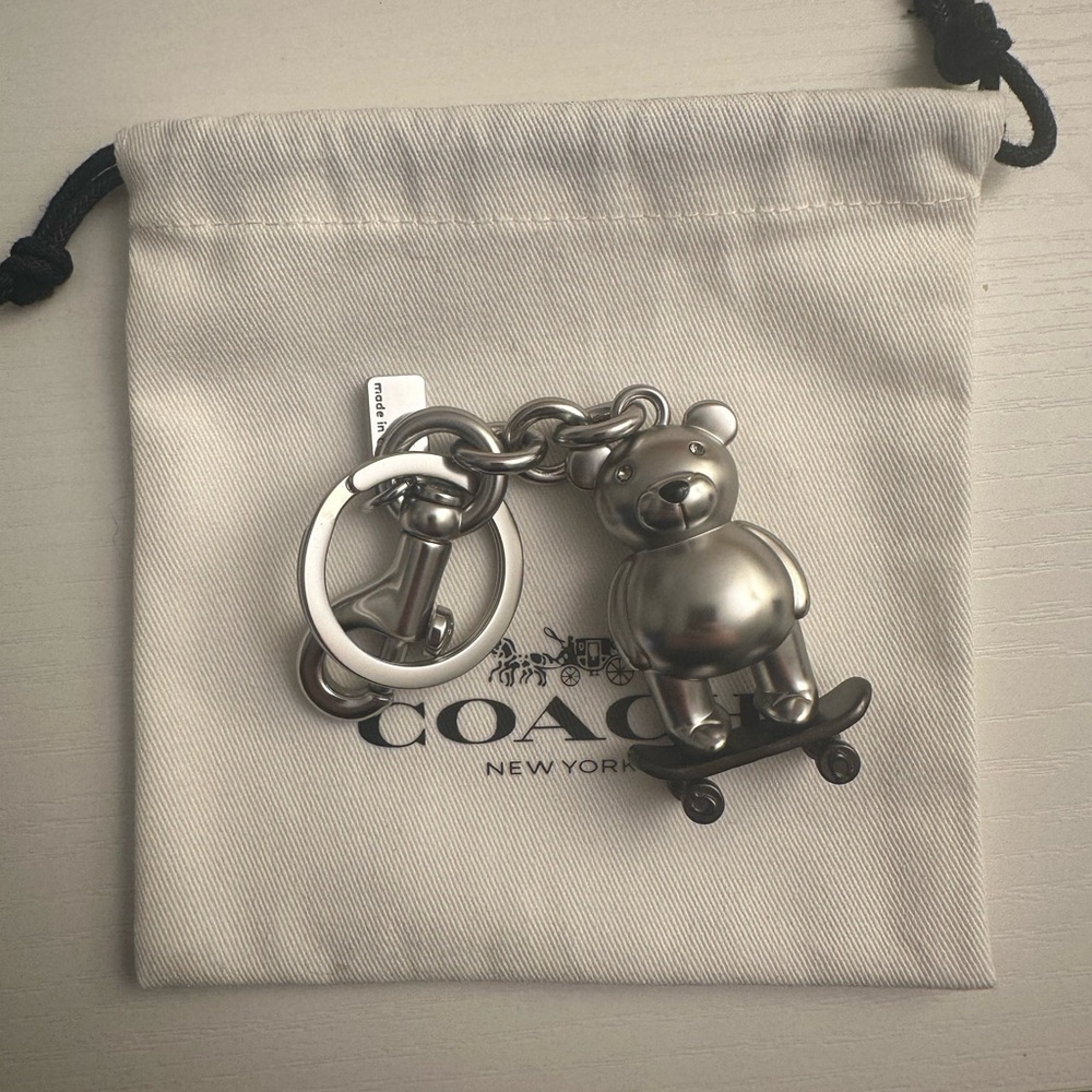 Coach Bear Keychain